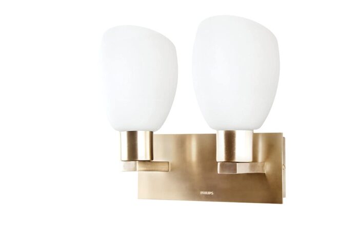 PHILIPS 40W Wall Light, Gold 31426-Corded-electric