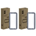 PHILIPS Decorative Wall Light/Wall Lamp | SHINE Outdoor Wall Light for Home Decoration | Colour : Warm White, Pack of 2