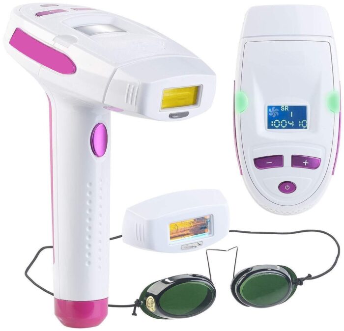 PROSFIA IPL Laser Hair Removal Permanent Hair Removal System 300000 Flash Women's for Body/Face/Underarms and Bikini