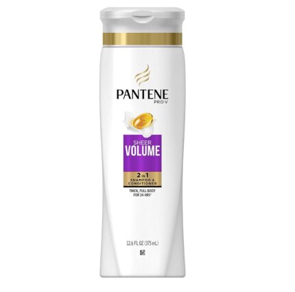 Pantene Pro-V 2 in 1 Shampoo and Conditioner Sheer Volume, 12.6 Oz