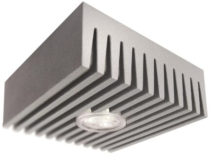 Philips Ledino Aluminum Ceiling Light - (Grey and 7.5-Watt) - 69068/87