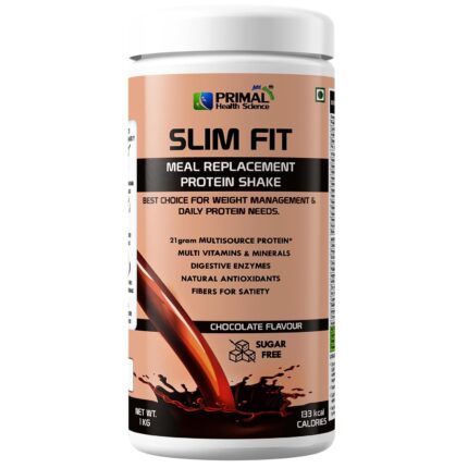 Primal Meal Replacement Protein Shake 400gm | High Protein, Sugar-Free | With Fibre, Essential Vitamins Minerals | Weight Management, Muscle Recovery & Energy Boost Chocolate Flavor
