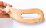 Professional Wood Craft™ Wooden Lymphatic Drainage Massage Tool | Handheld Gua Sha Scraping Paddle for Anti-Cellulite, Muscle Pain Relief & Maderotherapy | Wood Therapy Massage Tool (Pack of 2).