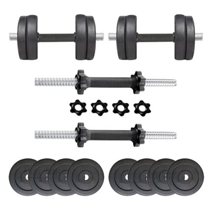 Protoner DUMB16KG Rubber Dumbbell Set