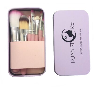 Puna Store® 7 Piece Makeup Brush Set - Pink
