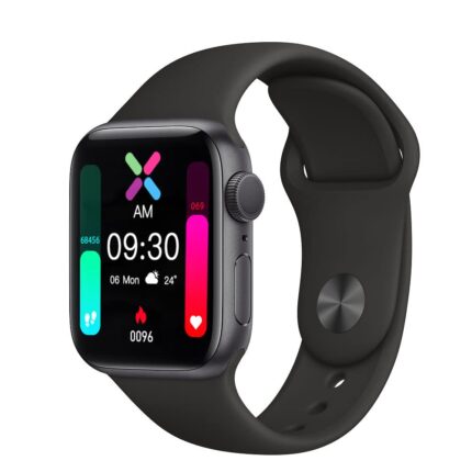 PunnkFunnk KW32 Bluetooth Calling Smart Watch with 1.77" HD Touch Display SmartWatch, IP67 Waterproof, Heart Rate Monitor, Sleep & Step Tracker, Call & Message Alerts & Long Battery Life (Black)