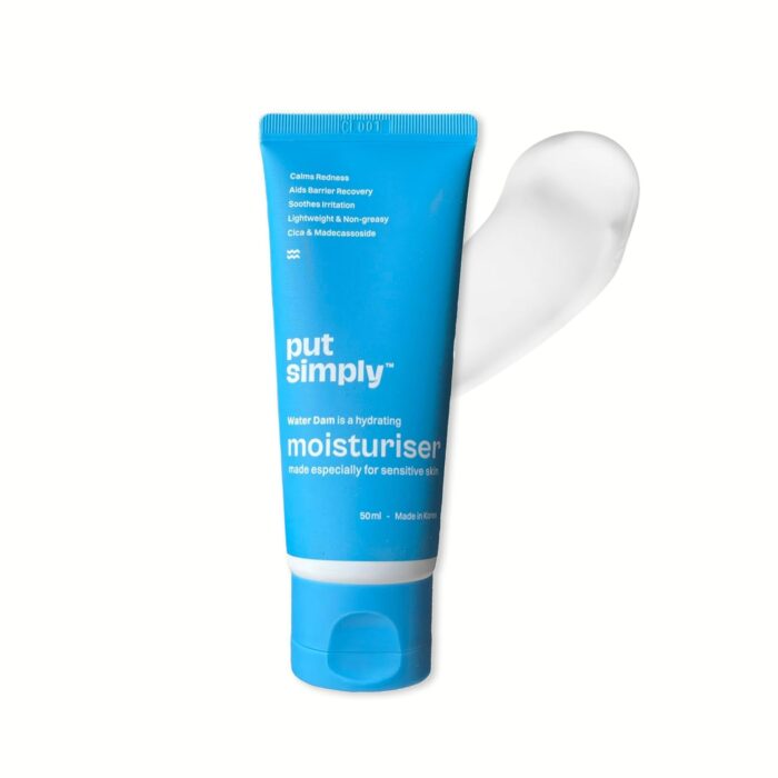 Put Simply Hydrating Gel Face Korean Moisturizer for Dry, Oily & Sensitive Skin with 3% Niacinamide, 7% Cica, Ceramides, HA | Fragrance Free, Ultra Lightweight & Fast Absorbing | For Men & Women | 50 ml
