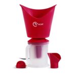 RCSP Vaporizer steamer machine Facial mask steam inhaler vaporiser for cold and cough console all in one vapourisers for kids & adult mask PINK