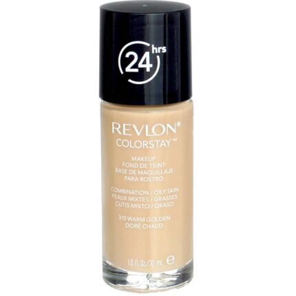 REVLON Colorstay Matte Makeup Cream With Full-Coverage, Warm Golden 310, Normal Skin