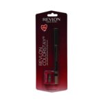 REVLON Colorstay one stroke defining eyeliner kajal, Sharpenable Pencil, Rich Glossy, Longwear and Waterproof, One Stroke to intense defined Eyes, Blackest Black