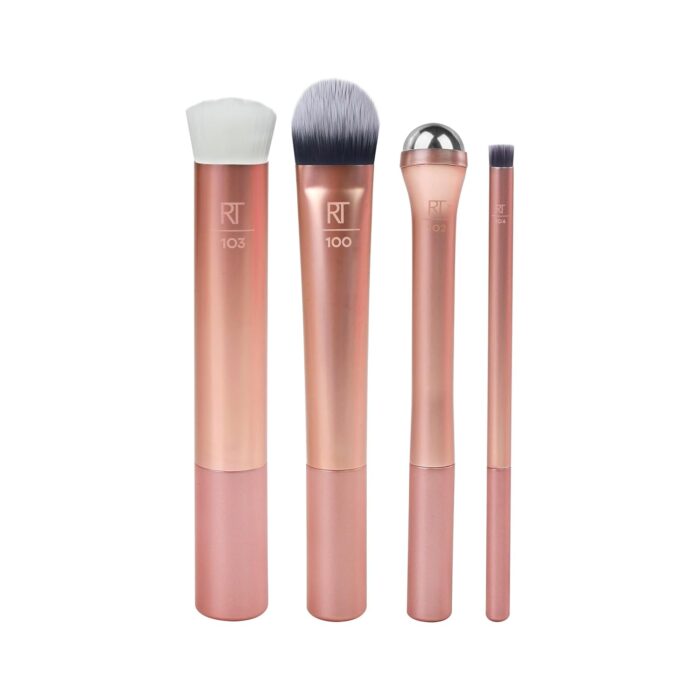 Real Techniques Prep and Prime Makeup Brush Set - Multicolor