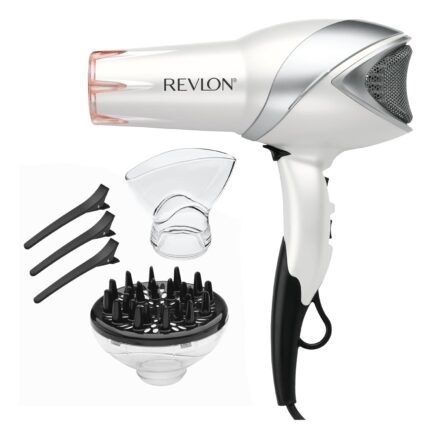 Revlon 1875W Infrared Hair Dryer with Hair Clips