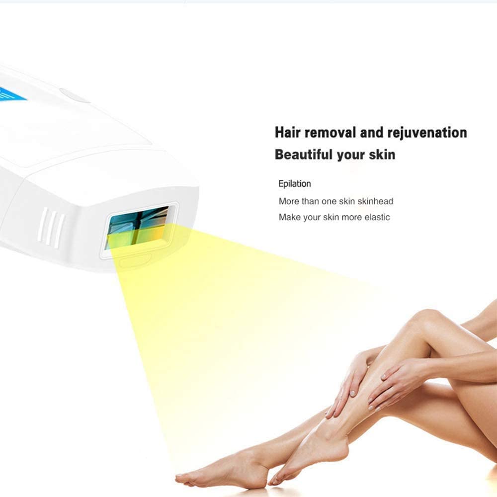 RhyhornPainless Laser Face and Body Hair Removal Instrument Women's Household Hair Removal Device Male and Female Private Parts Facial Hair Removal Device