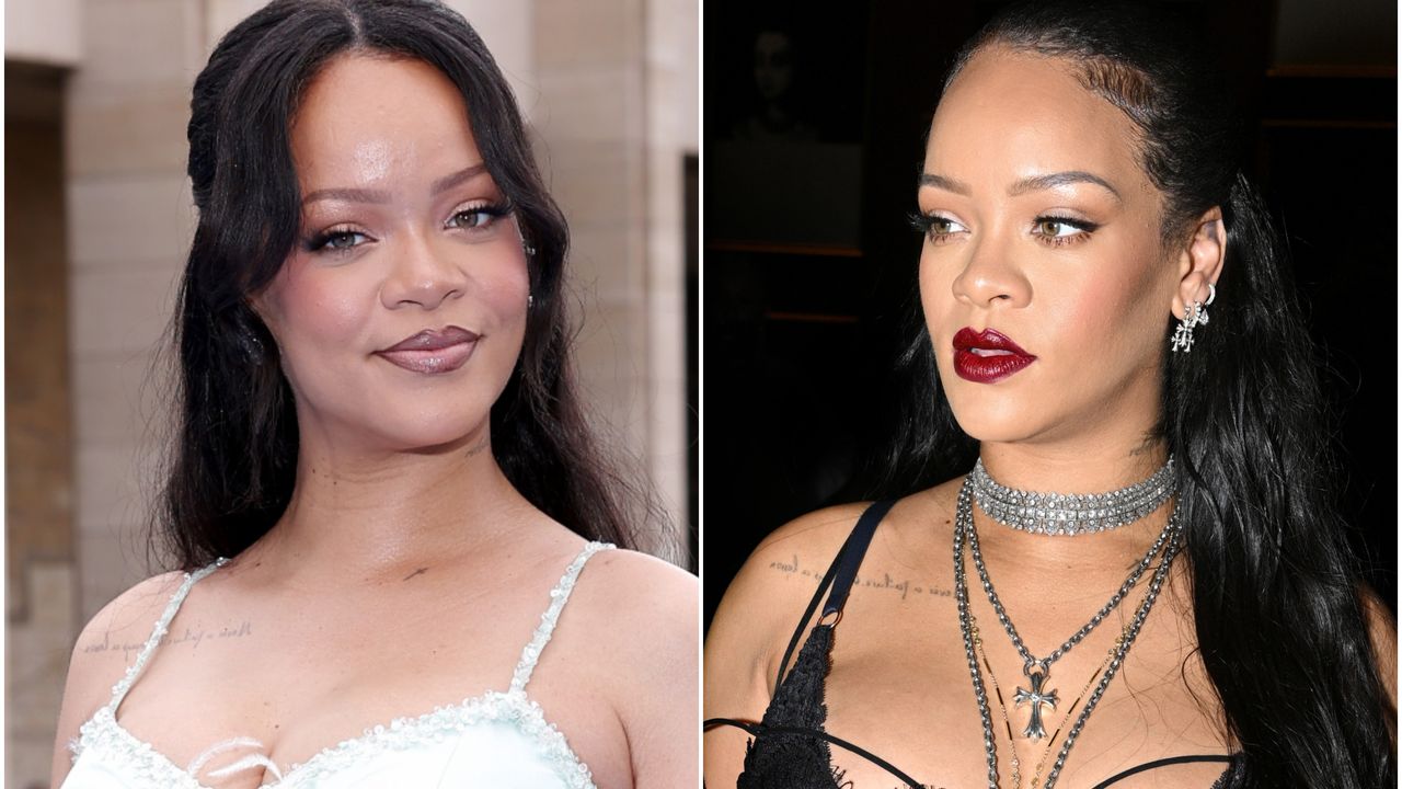 Rihanna Just Gave Her Most Iconic Pregnancy Look a Baby Blue Makeover, Courtesy of Chanel