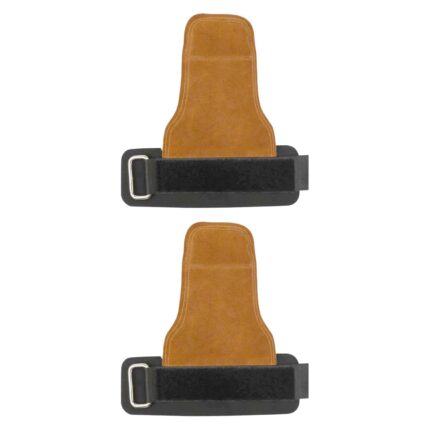SAZ DEKOR Weight Lifting Gloves Wear Resistant Protection Gear Weightlifting Grip Pads Brown