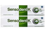 SENSODENT K Toothpaste for Fast relief in sensitive teeth 125 g - (Pack of 2) - Free From SLS & Parabens