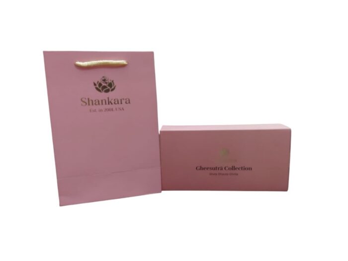 SHANKARA Gheesutrā Ritual Collection Kit - Face Emulsion, Hand and Foot Cream & Face Exfoliator - 5 ml Each (Combo Pack of 3)