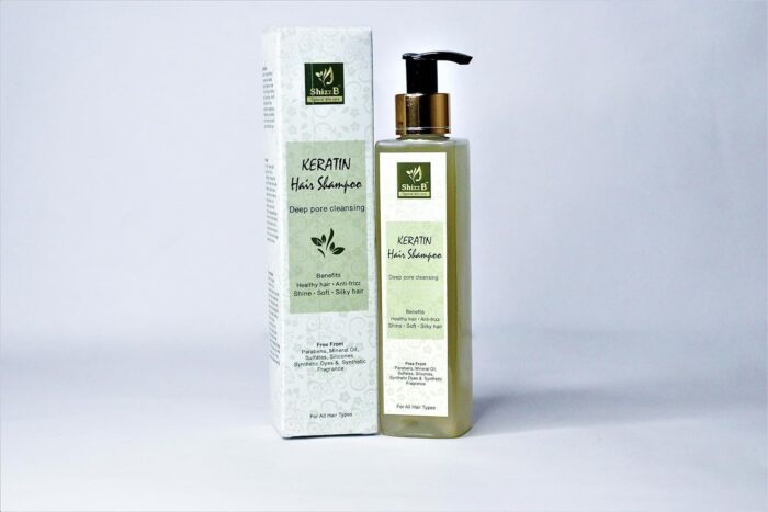 SHIZZB KERATIN HAIR SHAMPOO, DEEP PORE CLEANSING 200 ML