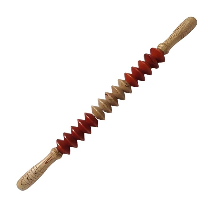 SHREESAMP Gua Sha 15 Wheel Mix Body Muscle Release Roller Massager Manual Stick Pain Relief Cellulite Wood For Back Neck Foot Calf Leg Arm Deep Tools Men Women