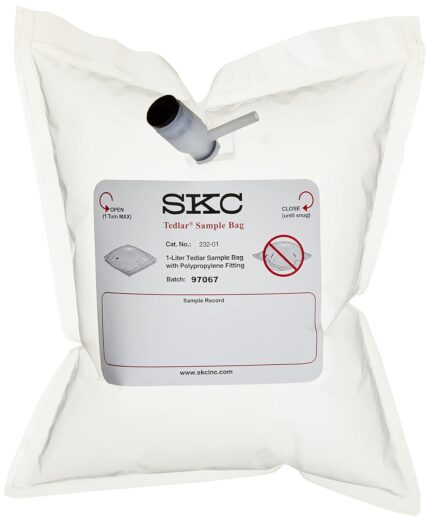 SKC 232-01 Tedlar Air Sampling Bag with Single PP Fitting, 1L