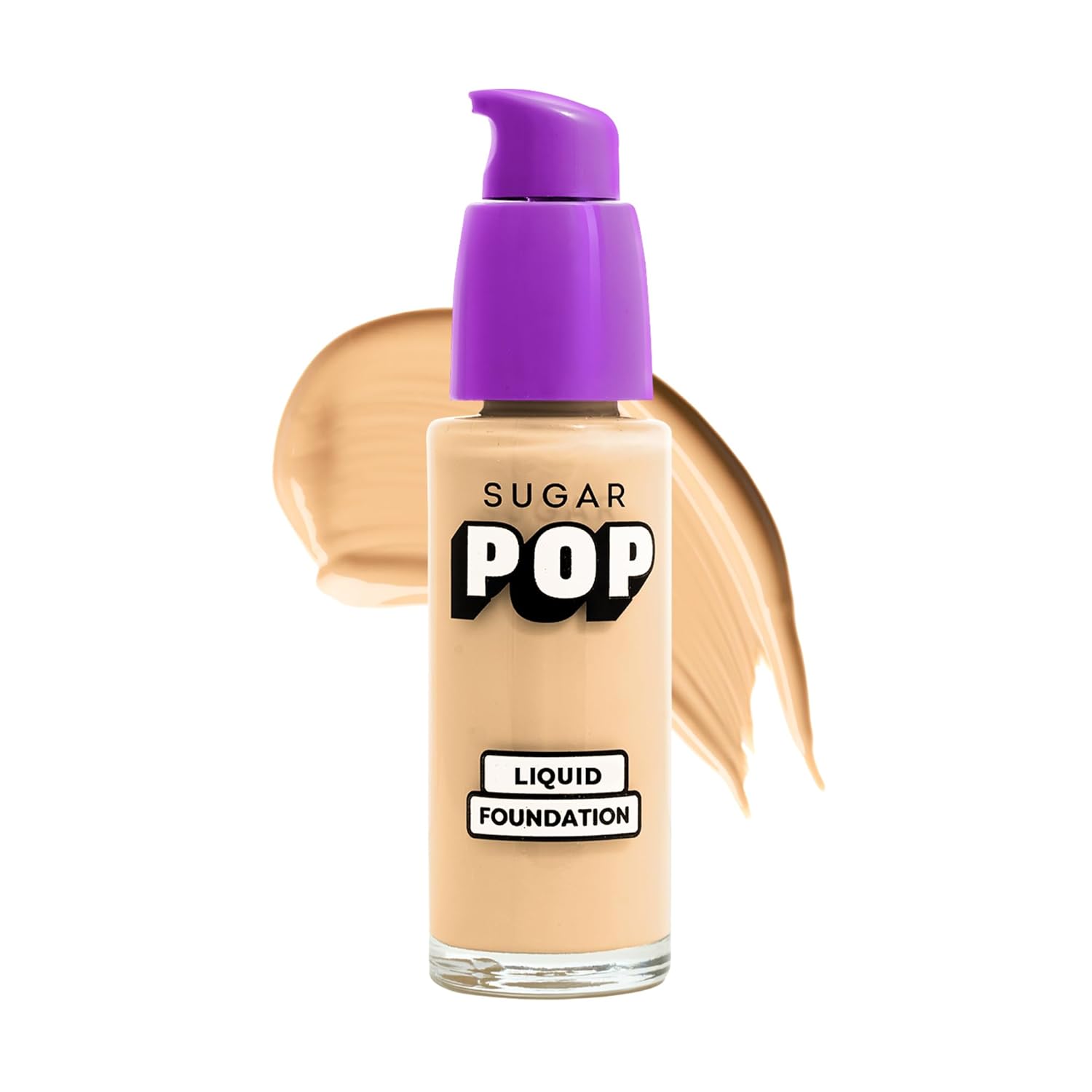 SUGAR POP Liquid Foundation | Lightweight | Full Coverage | Water-resistant | Super-matte - 30ml | 02 Almond