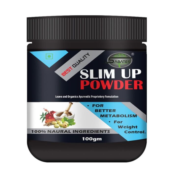 Sabates Slim Up Weight Loss Powder For Protein Powder for Weight Control&Management| Powder For Over Fat Reduce Thigh, Belly Body Fat| Weight Loss Powder For Men & Women