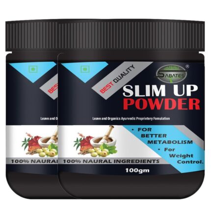 Sabates Slim Up Weight Loss Powder For Support Healthy Digestion,Promotes Nutrients| Powder For Over Fat Reduce Thigh, Belly Body Fat| Weight Loss Powder For Men & Women