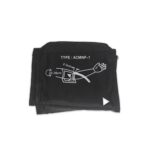 Sahyog Wellness Single Tube Normal Size Blood Pressure Monitor Machine Cuff (22-36 cm) - Compatible with All Brands (Black) (Design May Vary)