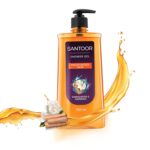 Santoor Moisturizing Shower Gel 750ml With Natural Sandalwood & Gardenia Extracts| For Men & Women| Moisturizing Body Wash With Glycerin | Suitable For All Skin Types| No Parabens| No Silicones