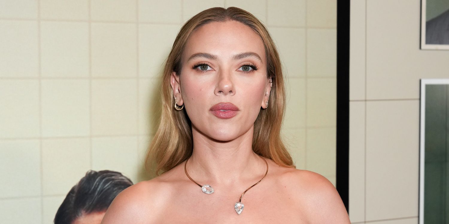 Scarlett Johansson Traded Her Waves for a Short Curly Bob