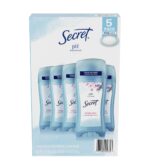 Secret Invisible Powder Fresh Solid Deodorant For Women 73 G (Pack Of 5)