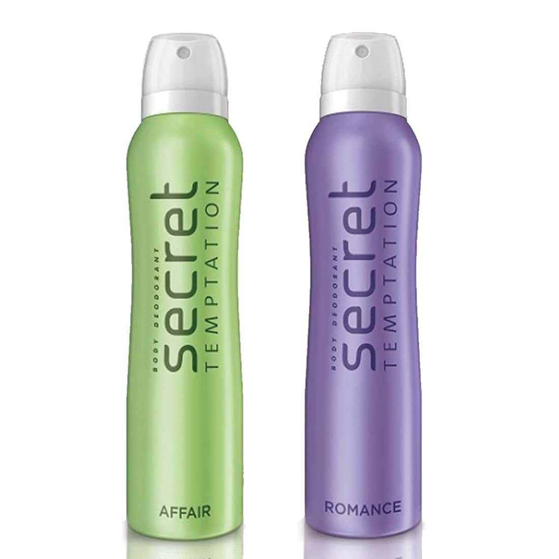 Secret Temptation Affair and Romance Deodorant Spray
