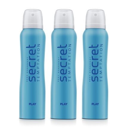 Secret Temptation Play Deodorant 150-ML (Pack of 3)