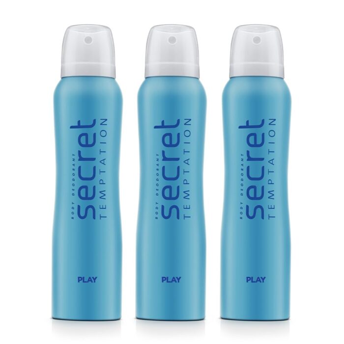 Secret Temptation Play Deodorant 150-ML (Pack of 3)