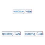 Sensodyne Toothpaste Rapid Relief, Sensitive tooth paste to help beat sensitivity fast, 80 gm (Pack of 3)