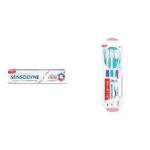 Sensodyne Toothpaste Sensitivity & Gum, Dentist Recommended Brand, 70g & Sensodyne Deep Clean Brush Super Saver Pack (Buy 2, Get 1 Free)