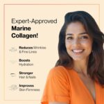 Setu Skin: Youthful Marine Collagen Powder|Hydrolyzed Type 1 & 3 Collagen Supplement for Women & Men|Supports Healthy Skin,Hair & Nails|Peach Mango Flavor|210 grams x 1