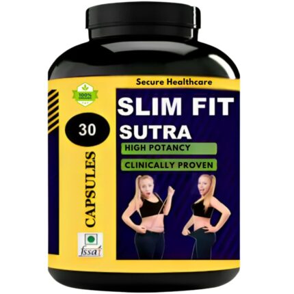 Slim Fit Sutra Weight Loss Fat Burner Supplement,30 Veg Capsules Pack 1