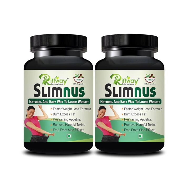 Slimnus Health Capsule | Weight Loss Capsule Fast Fat Burner (Pack Of 2, 60 capsule)