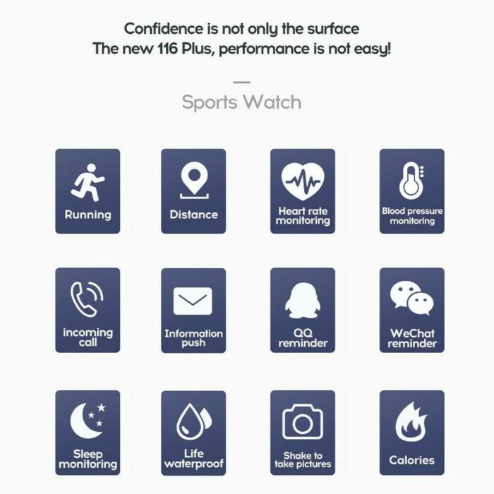 Smart Watch for Girl Fitness Trackers HR, Activity Trackers Health Exercise Watch with Heart Rate and Sleep Monitor, Smart Band Calorie Counter, Step Counter, Pedometer Walking for Men Women