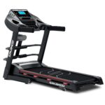 Sparnod Fitness STH-3600 Multifunction Treadmill for Home Use, 4 HP Peak DC Motor, 16 Km/H, Advanced Console with 12 Pre-Set, Massager, Supports 110 Kg User Weight Hydraulic Foldable Inbuilt Speakers
