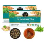 TEACURRY Slimming Ginger Tea For Weight Management (60 Tea Bags, 2 Month Pack)-Get Slim Body Naturally|For Men And Women,50 Grams