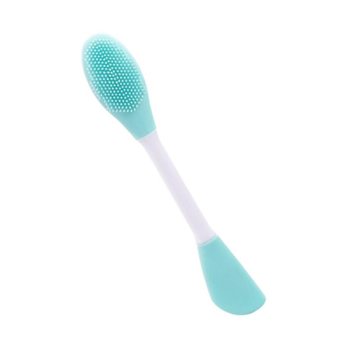 TP Incorp 3 in 1 Silicone Double Sided Facial Cleansing Brush | Face Mud Mask Applicator | for Pore Cleansing Spatula | Makeup Removal | Blackhead Brush | Skincare Cosmetic Tool | Remove Oil | Blackhead Brush (M, 1, count)