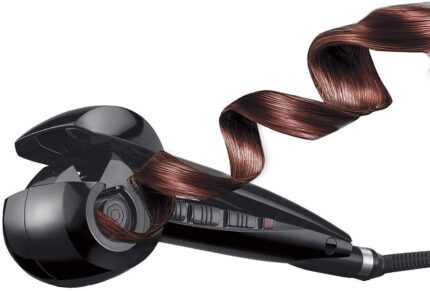 TRIVESH Professional Pro Perfect Ladies Curly Hair Machine Curl Secret Hair Curler Roller with Revolutionary Automatic Curling Technology for Women Girls (Black)