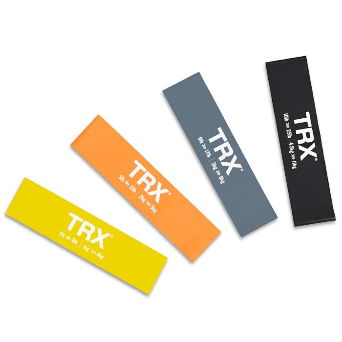 TRX Training Exercise Bands, Resistance Bands for Working Out with TRX Training Club App, Set of 4
