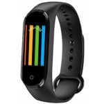 TechKing (3 Year Warranty M5 Smart Band Fitness Watch Heart Rate with Activity Tracker Waterproof Body Functions Like Steps Counter Pressure