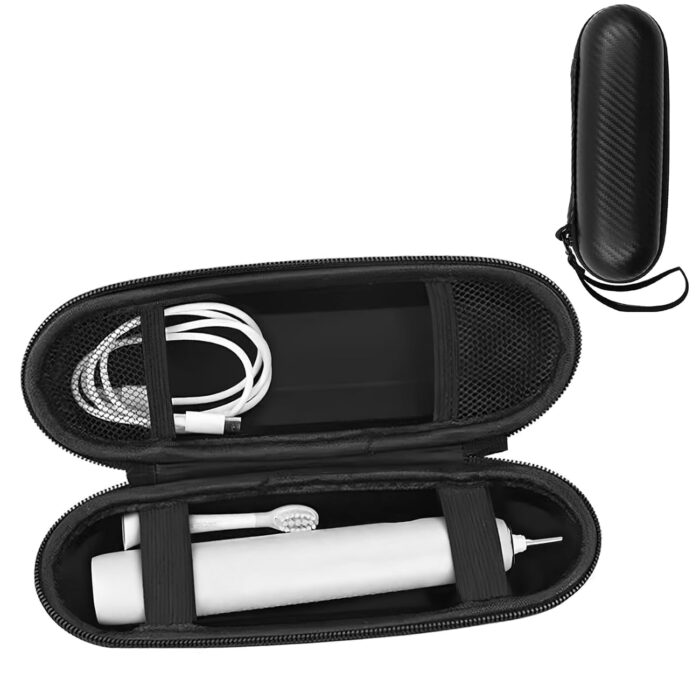TecoKart® Electric Toothbrush Case, Portable Hard Protective Toothbrush Holder for Travel, EVA Tooth Brush Cover Box, Compatible with Oral-B/Oral-B Pro/Philips Sonicare (Only Case)