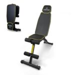 The Cube Club Neo Heavy Duty Foldable Gym Bench Multipurpose Full Body Workout Weight Bench Press for Men & Women|Multilevel Incline and Decline Exercise Strength Training Fitness Bench, 130 KG
