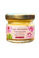 The Nature Mill Aloe Vera Rosehip Under Eye Cream. For relaxing strain, reducing puffiness & dark circles | 20g
