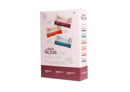 The Whole Truth Protein Bars|Choco Variety (2 Double Cocoa,Coconut,Peanut)|Pack Of 6 X 52 Gram|No Added Sugar|No Preservatives|No Artificial Sweeteners|Healthy Snack